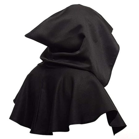 Halloween Cowl Cloak Hood Hat Cosplay Costumes Hooded for Men Women Funny Dress with Gloves