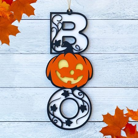 1pc Welcome to Spooktacular Fun: Halloween Pumpkin Wreath for Front Door Decor