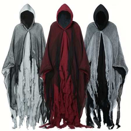 1pc Halloween Cloak, Skeleton Clothes, Mask, Ghost House, Chamber Of Secrets, Dressing Up Zombies, Costume Props Halloween Gift