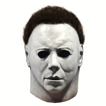 Spooky Halloween Latex Mask - Horror Movie Inspired, Full Face Headgear for Festive Parties & Cosplay